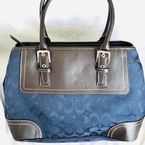 Coach canvass tote